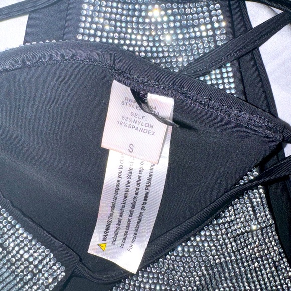 Fashion Nova, like new, rhinestones two piece bikini , size small - Picture 7 of 8
